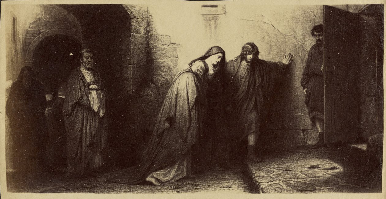 [Tilbakekomsten fra Golgata av Paul Delaroche] av Unknown artist