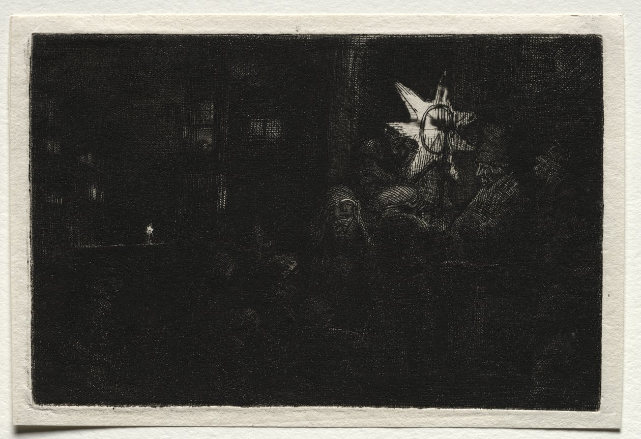 The Star of Kings: A Night Piece av Unknown artist