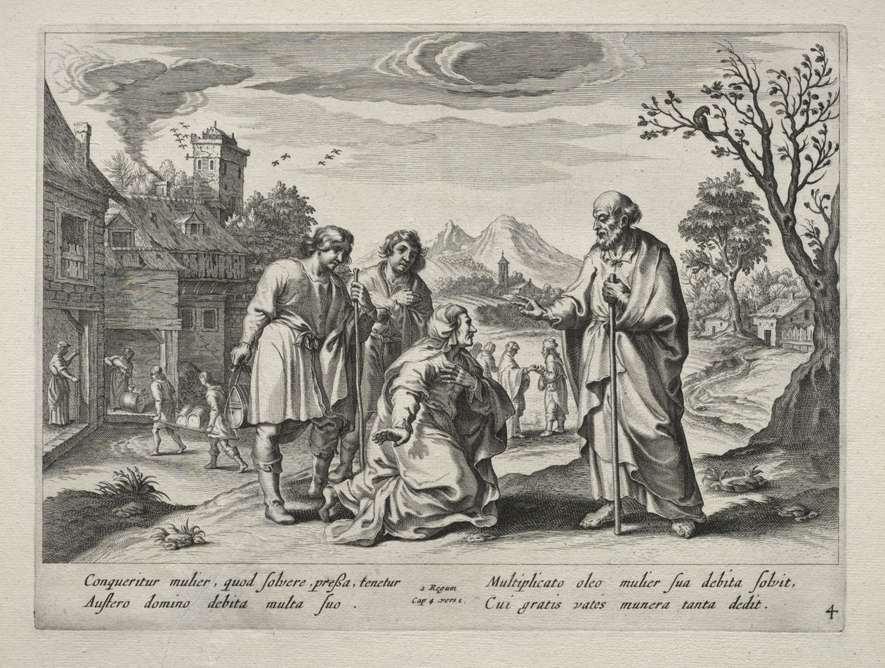 Historien om Elisja av Unknown artist