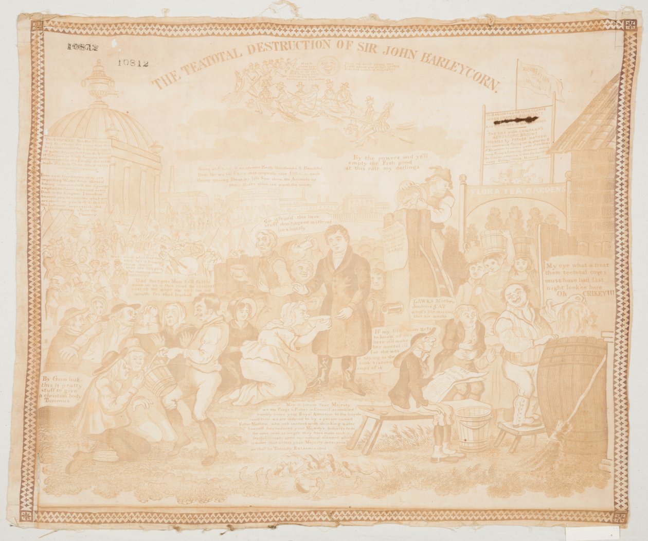 The Teatotal Destruction of Sir John Barleycorn av Unknown artist