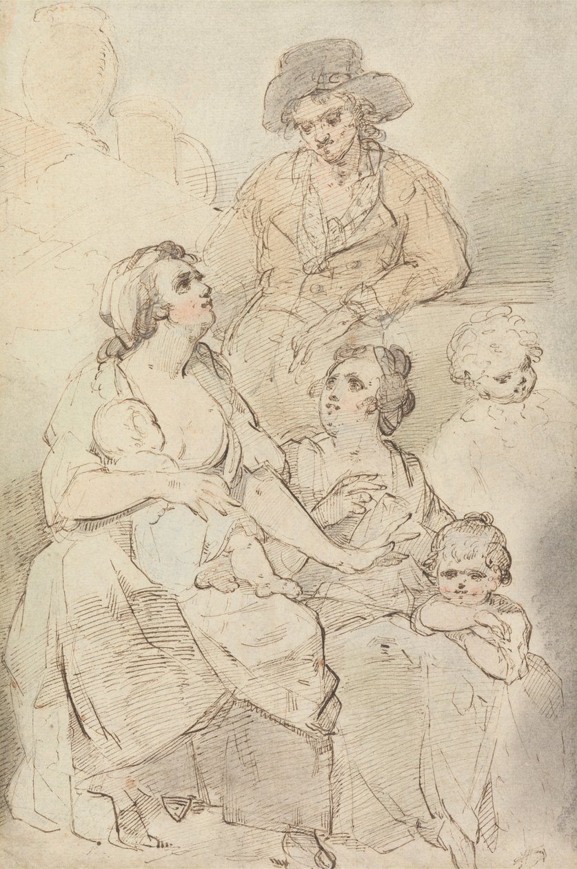 Den dydige familien av Unknown artist