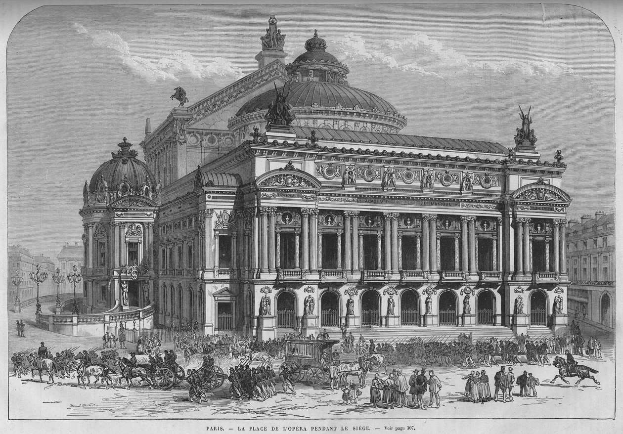 Preussens beleiring av Paris. 1871. Place de l