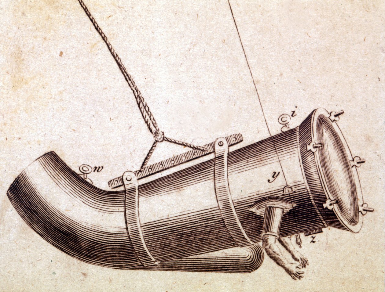 Drakten brukt av Jacob Rowe i 1759. av Unknown artist