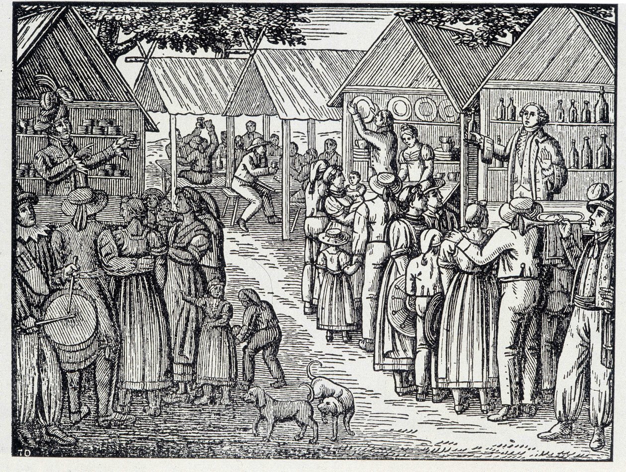 De to sjarlatanene - fra et trestikk av Unknown artist