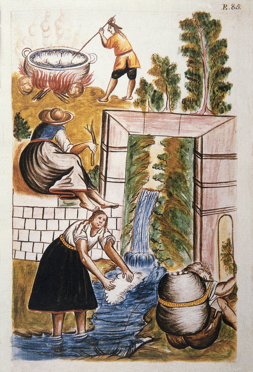 Boken "Trujillo del Peru" eller "Codex Martinez Companion", av Balthazar Martinez Companion og Bujanda, biskop av Trujillo (1782-1785) av Unknown artist