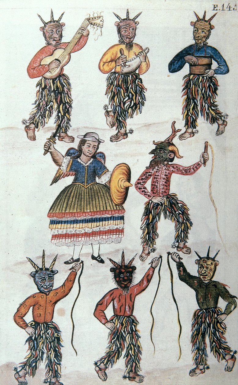 Boken "Trujillo del Peru" eller "Codex Martinez Companion", av Baltazar Martinez Companion og Bujanda, biskop av Trujillo (1782-1785) av Unknown artist