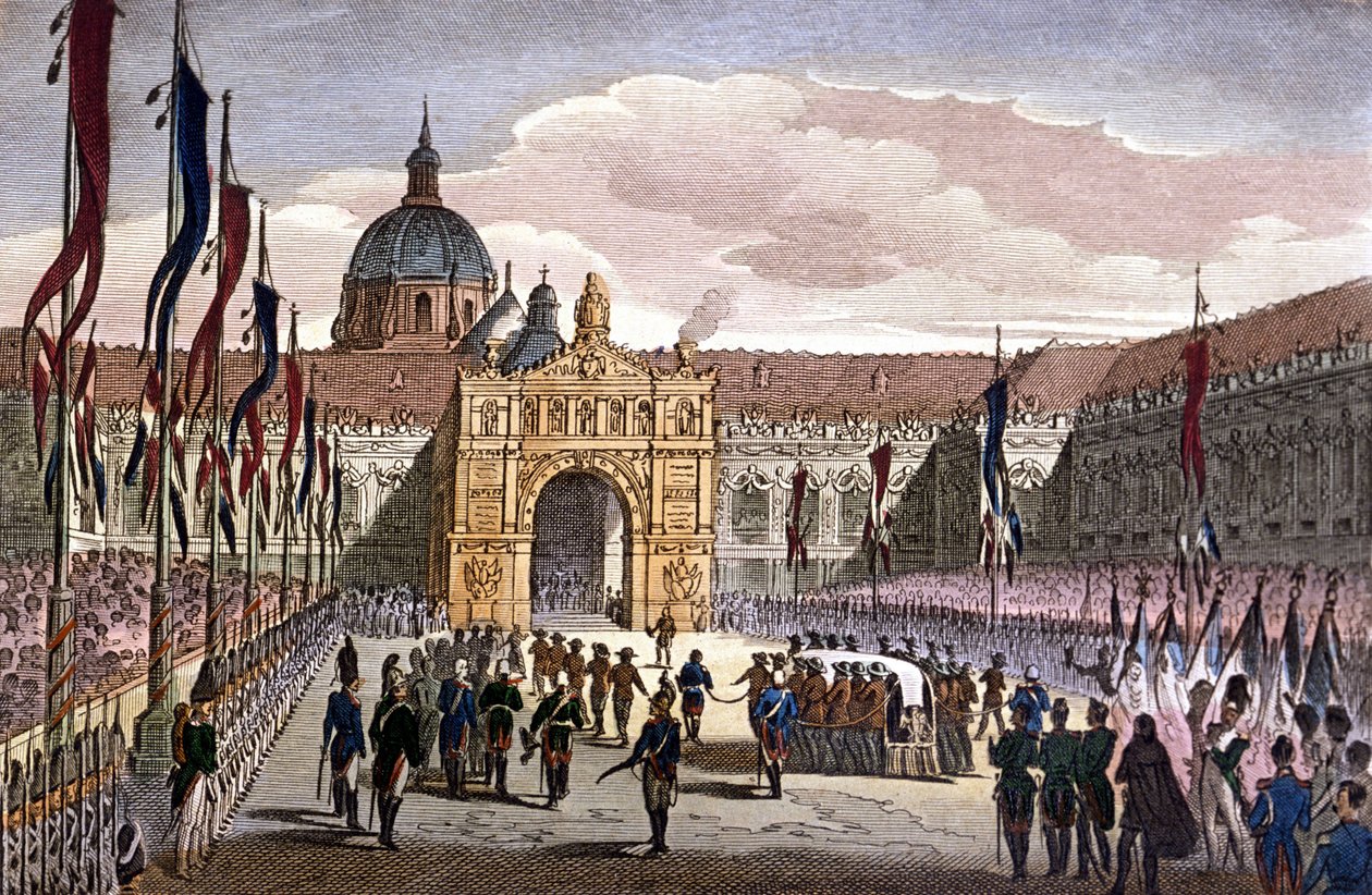 Overføring av asken til Napoleon I til Invalides i Paris av Unknown artist