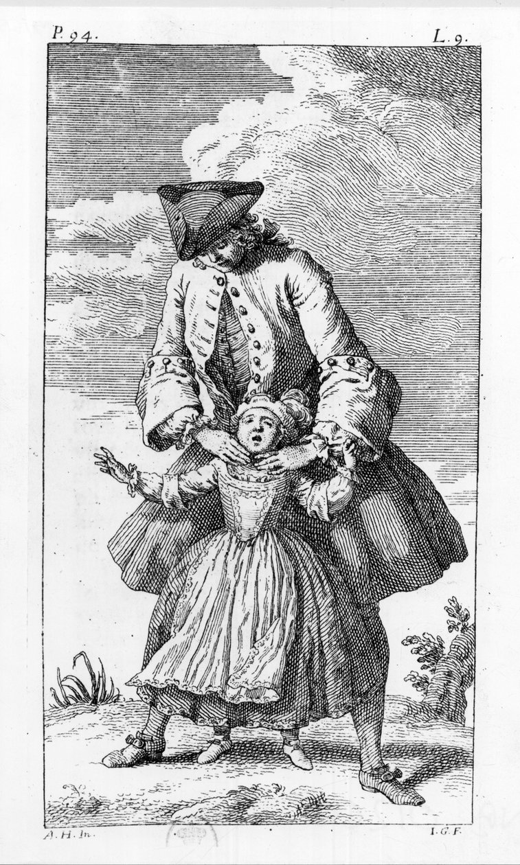Behandlinger for barn - i "" Ortopedi eller kunsten å korrigere og rette opp kroppens vanskeligheter"", av M. Audry, rådmann for Kongen av Unknown artist
