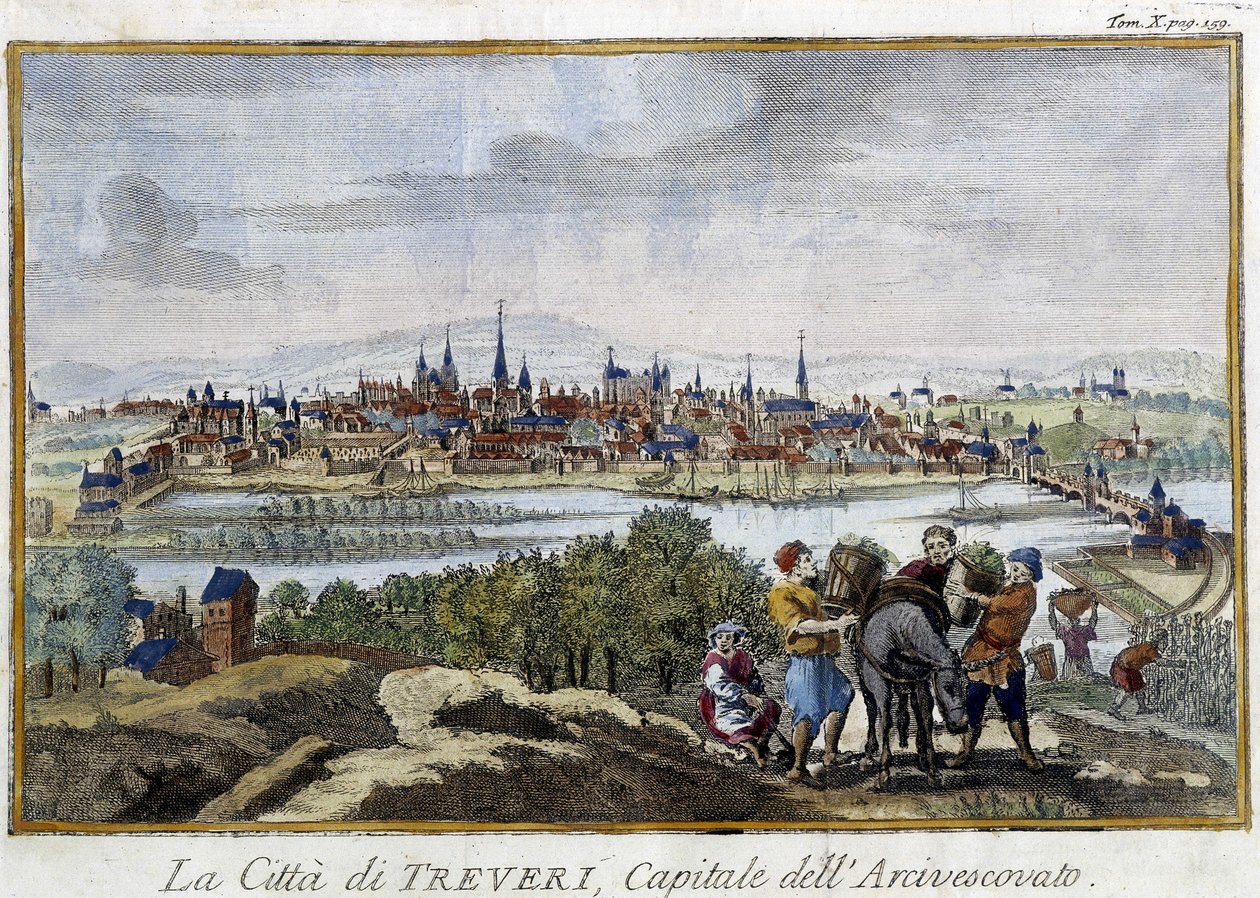 Trier rundt 1790 av Unknown artist