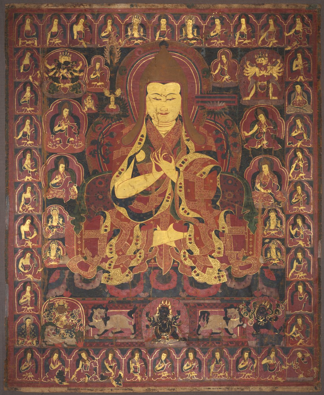 Tsong Khapa, grunnlegger av Geluk-ordenen av Unknown artist