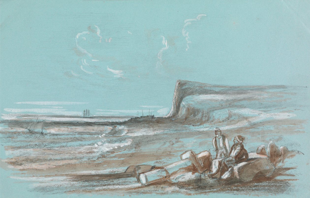 To fiskere på en strand av Unknown artist