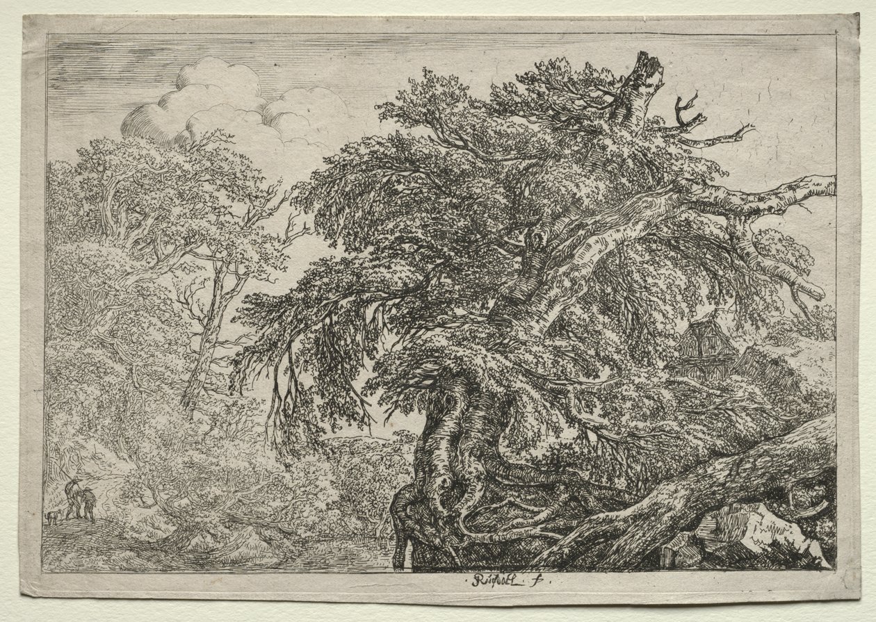 To bønder og hunden deres av Unknown artist