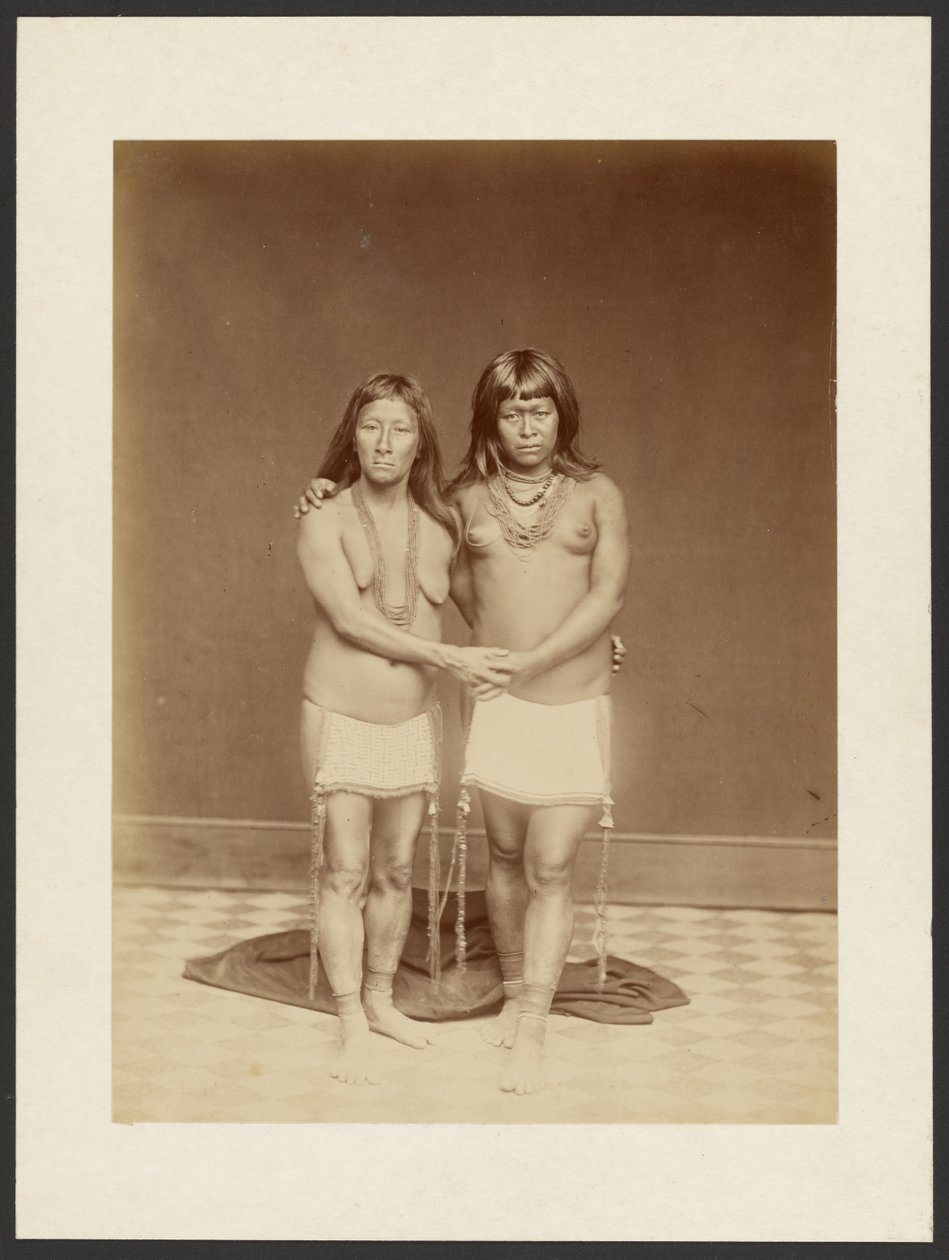 [To kvinner som holder hender] av Unknown artist