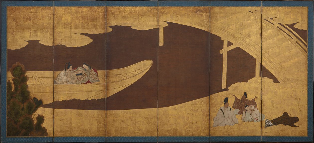 Ukifune, fra Tale of Genji av Unknown artist