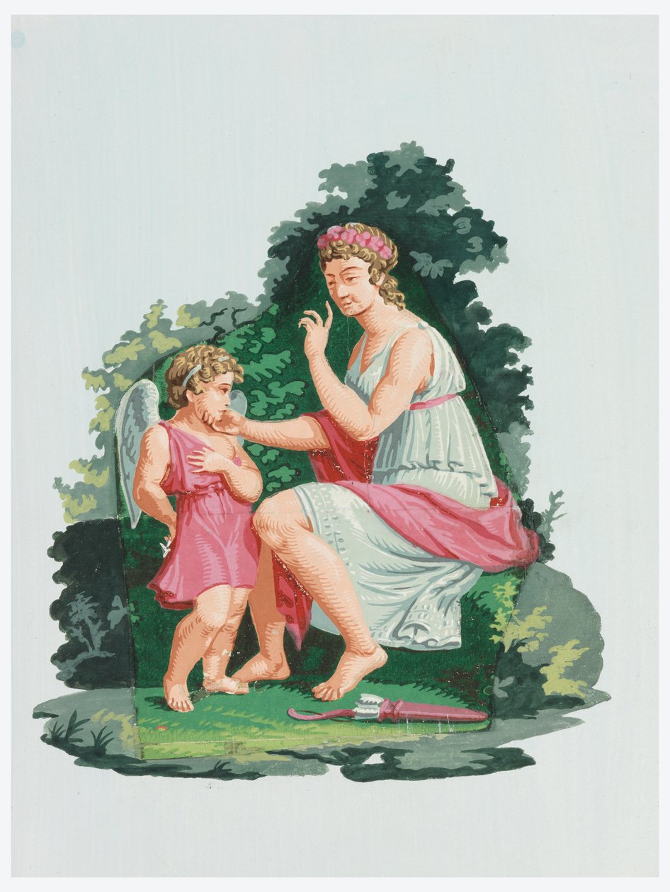 Venus formaner Amor av Unknown artist
