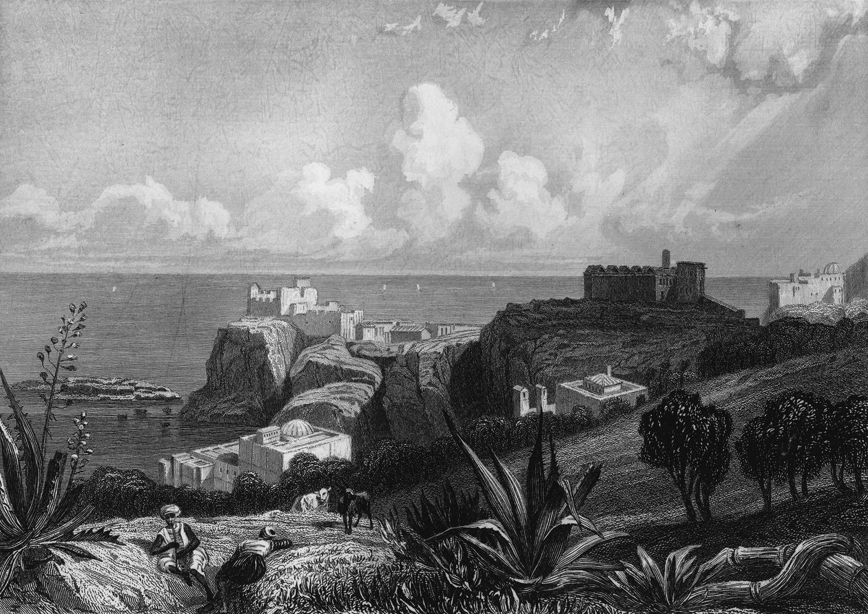 View of Cape Pescade in Algerie in the 19th century, in “L