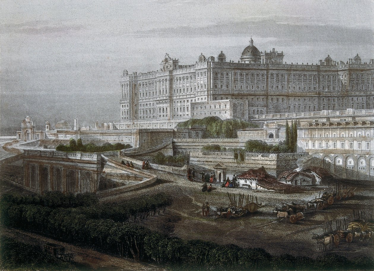 Utsikt over Madrid av Unknown artist