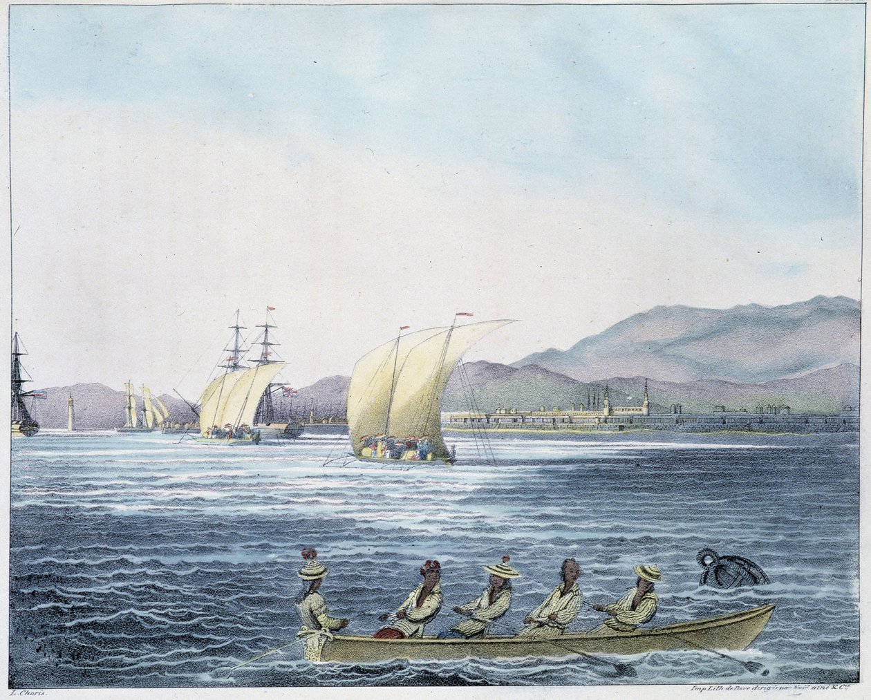 Utsikt over Mamille City, Filippinene. av Unknown artist