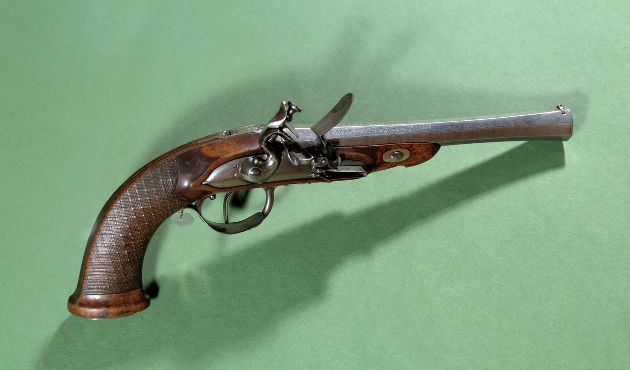 Våpen: pistol av Joachim Murat av Unknown artist