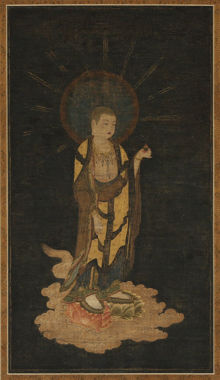 Innbydende nedstigning av Jizō av Unknown artist