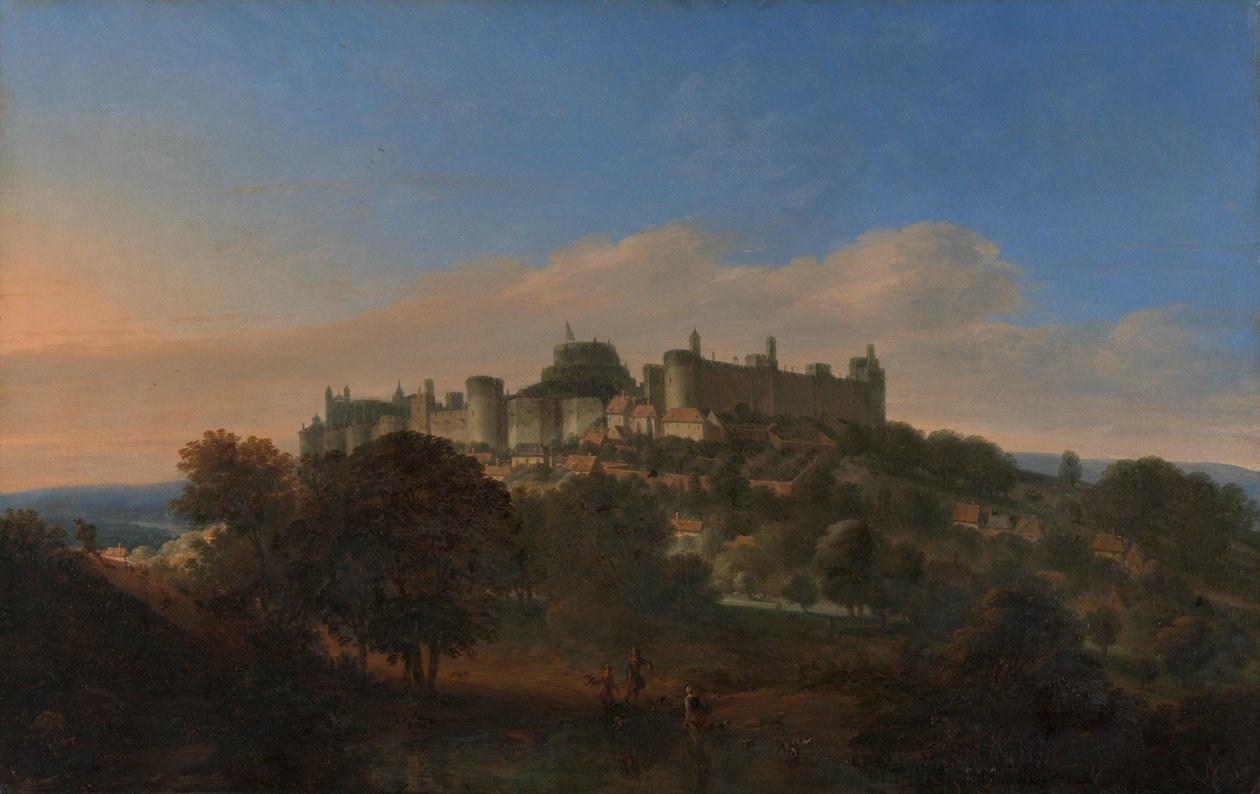Windsor Castle fra sør av Unknown artist