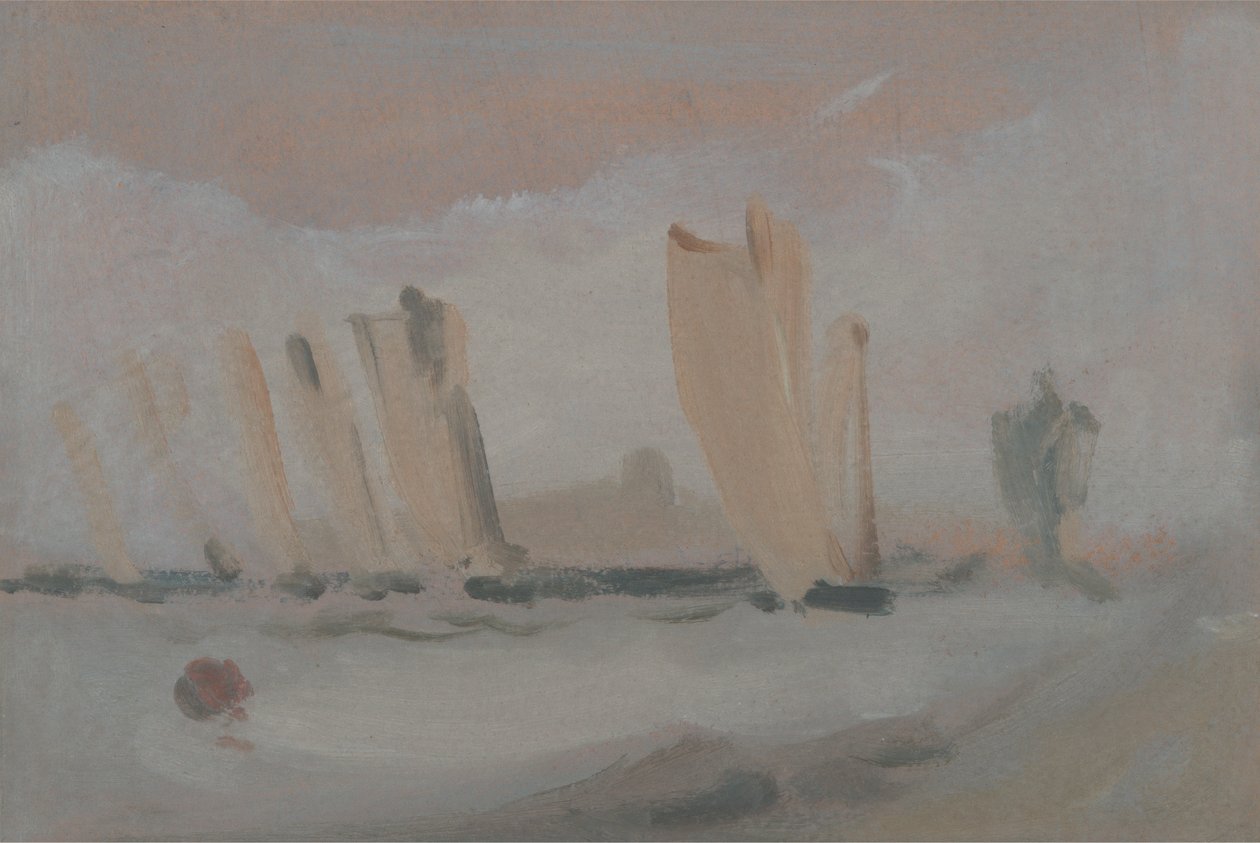 Yachtracing på Solent av Unknown artist