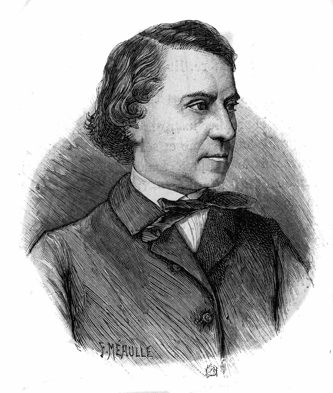 portrett av Louis Blanc, fransk politiker og historiker (1811-1882). av Unknown artist