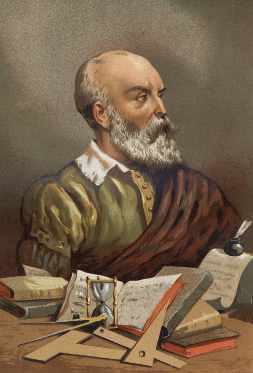 portrait of Petrus Ramus or Pierre de La Ramee Humaniste, mathematician and philosopher (Cuts, Oise av Unknown artist