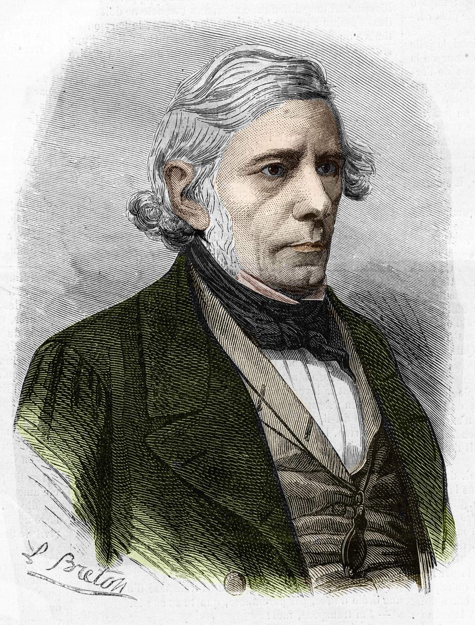 portrett av Victor Cousin. Fransk filosof (1792 til 1867). av Unknown artist
