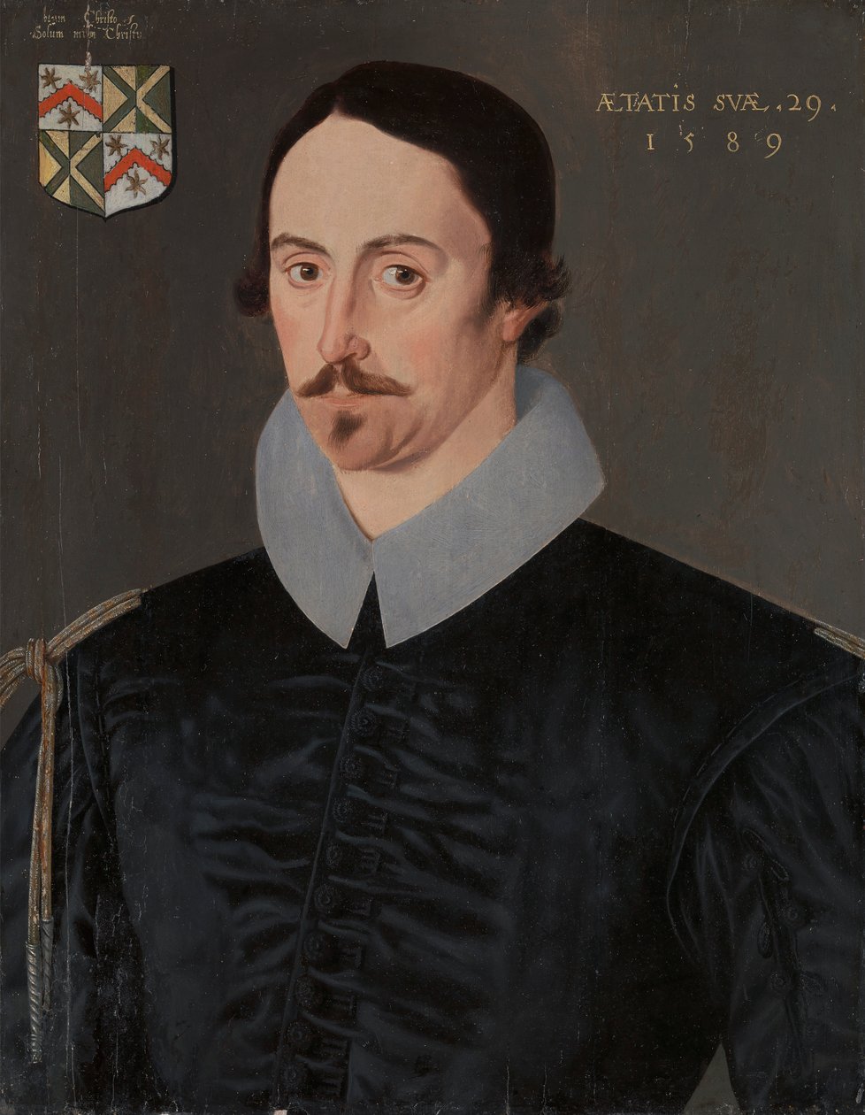 En ukjent mann, 29 år, muligens av familien Kempe av Unknown artist, sixteenth century