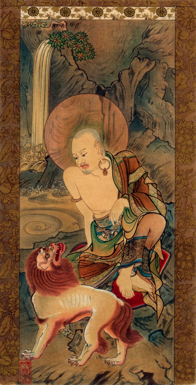 Arhat, japansk, sen Kamakura-periode, 1300-tallet 1886. av Unknown follower of Ryozen
