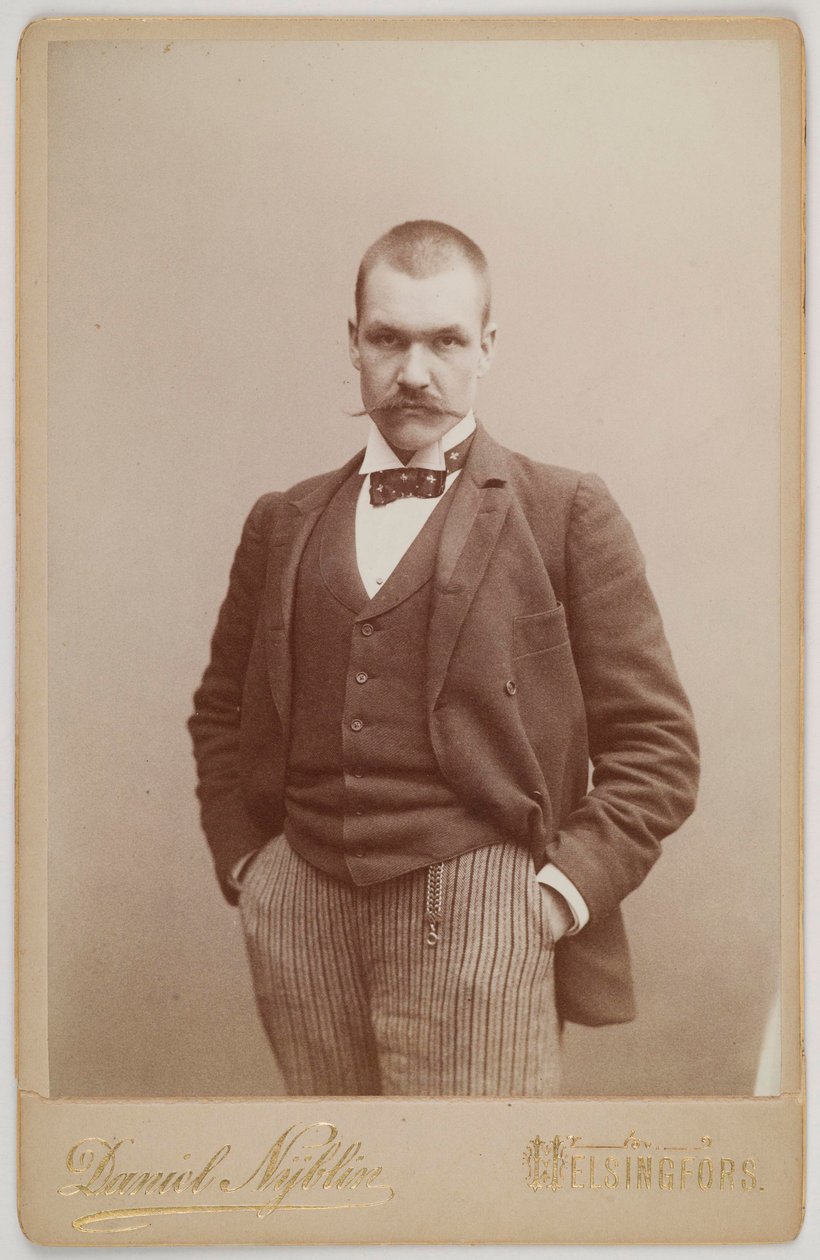 Akseli Gallen Kallela (1867-1931) - Akseli Gallen-Kallela - Anonym. Fotografi av Unknown photographer