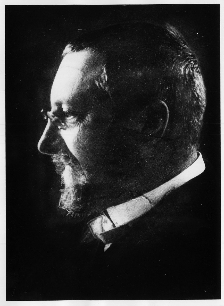 Alfred Binet, fransk fysiolog og psykolog, student av Charcot (1857-1911). av Unknown photographer
