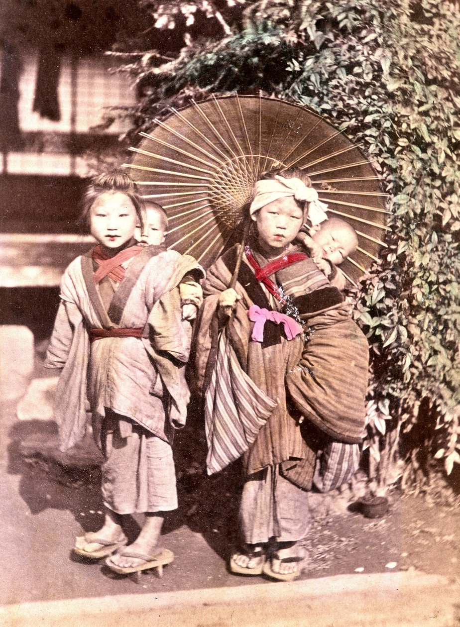 Barn i Japan, slutten av 1800-tallet - Archives of Foreign Missions av Unknown photographer