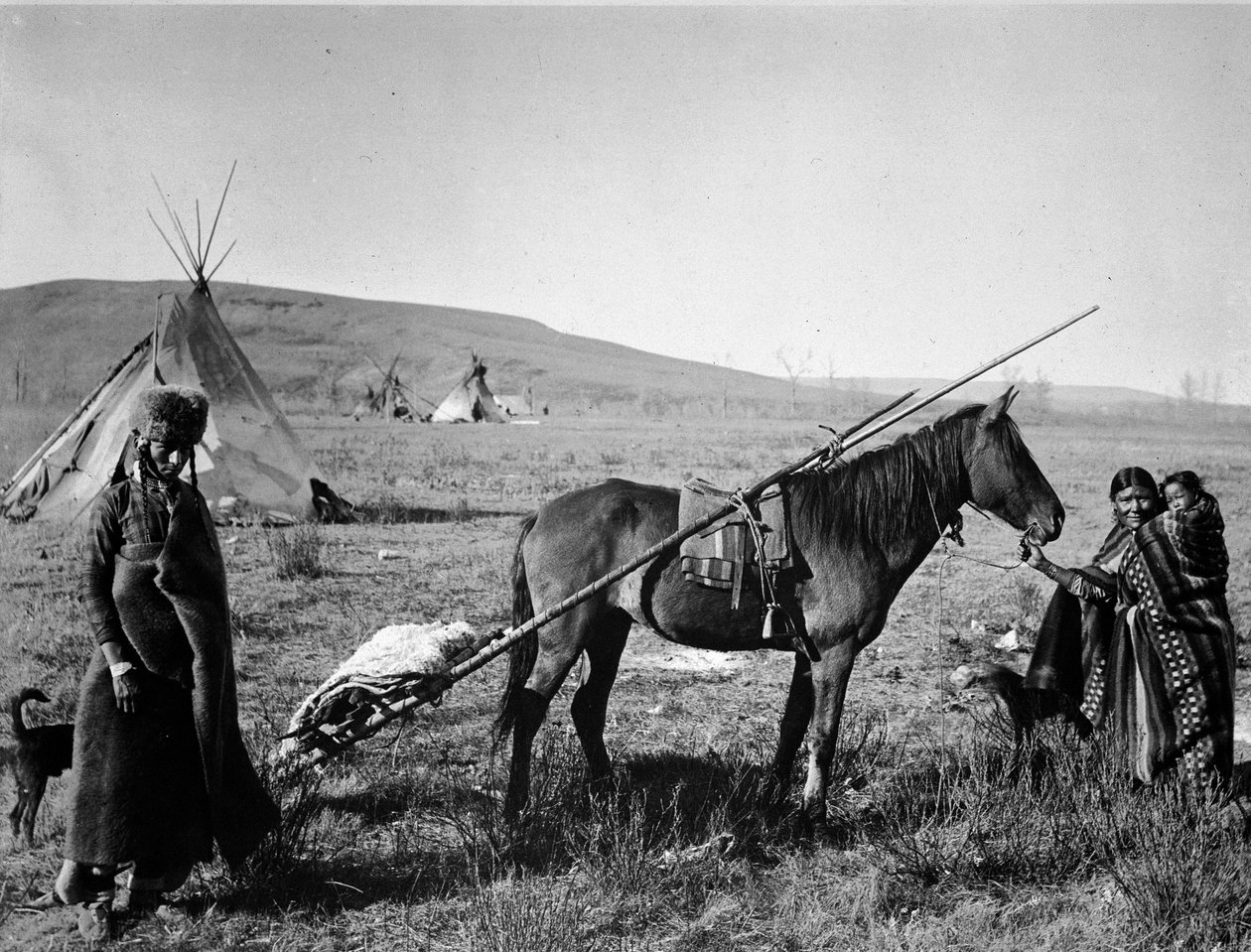 Cree Indian Family of Canada av Unknown photographer