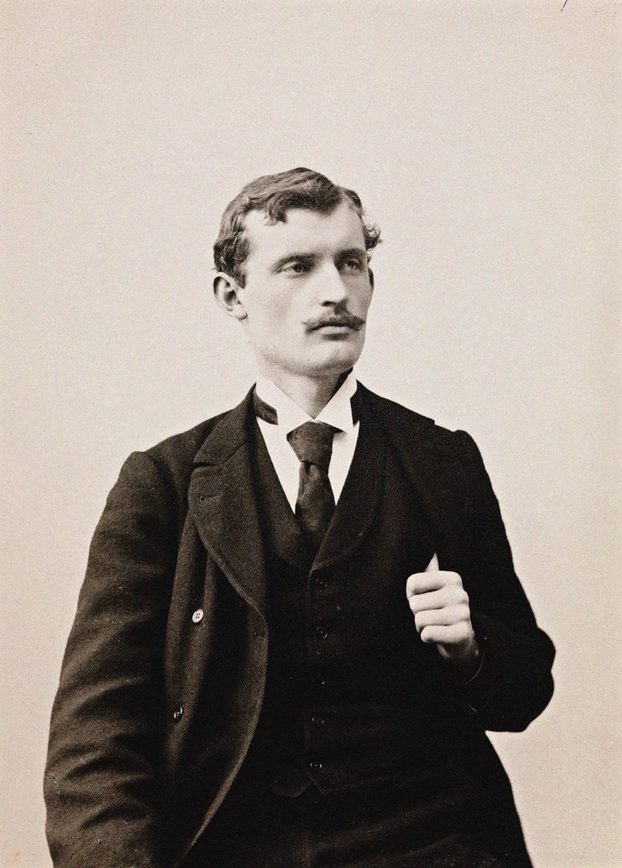 Edvard Munch par Anonymous, ca. 1889 - Fotografi - Nasjonalbiblioteket, Oslo av Unknown photographer