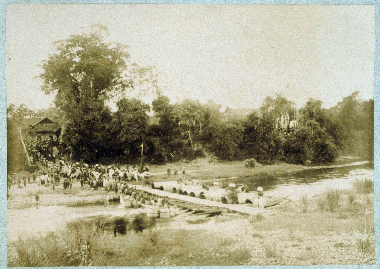 Inngang til den franske kommisjonen i Kina (spørsmål om den kinesisk-annamittiske grensen) av Unknown photographer