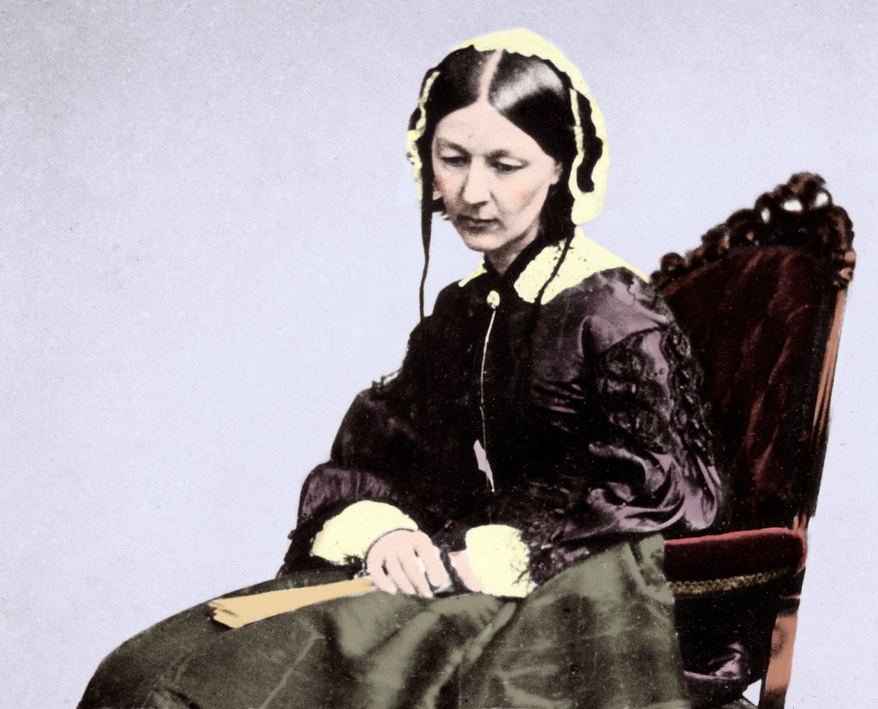 Florence Nightingale (1820-1910) av Unknown photographer