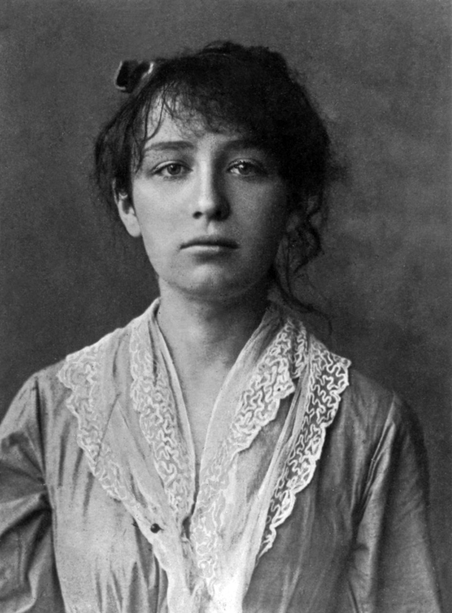 Den franske billedhuggeren Camille Claudel (1864-1943) her i 1884 av Unknown photographer