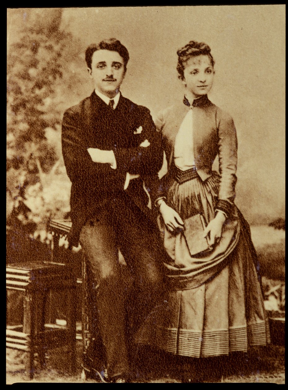 Georges et Jeanne Hugo (Små barn av Victor Hugo) av Unknown photographer
