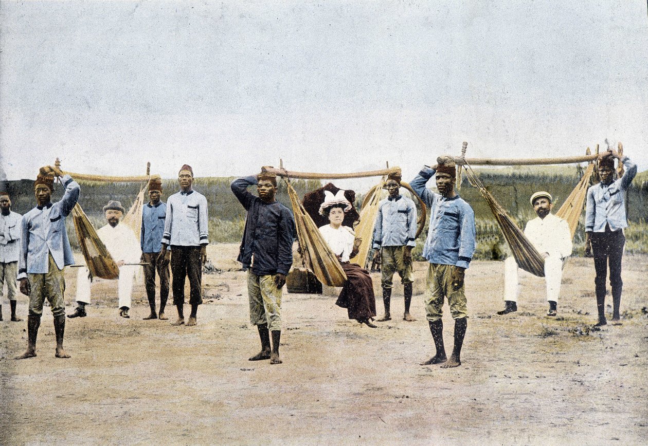 Hamaquaria i Dahomey (Benin), slutten av 1800-tallet av Unknown photographer