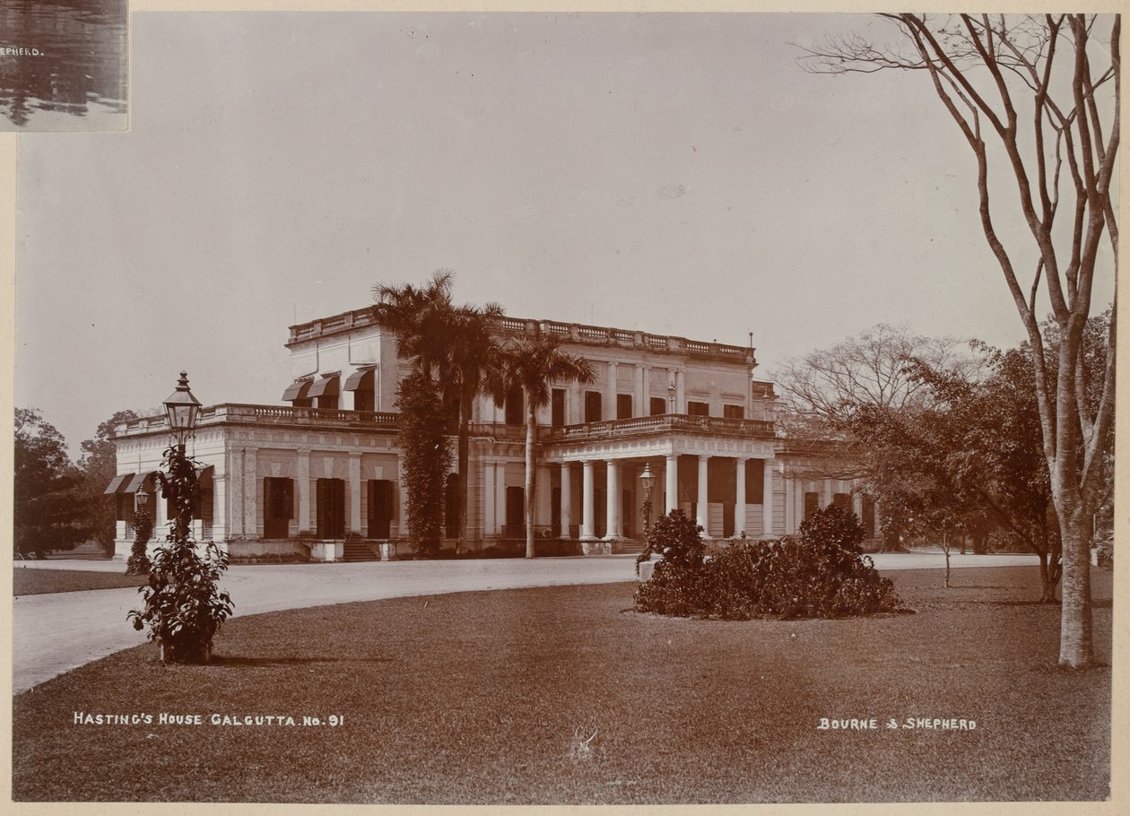 Hastings House, Calcutta av Unknown photographer