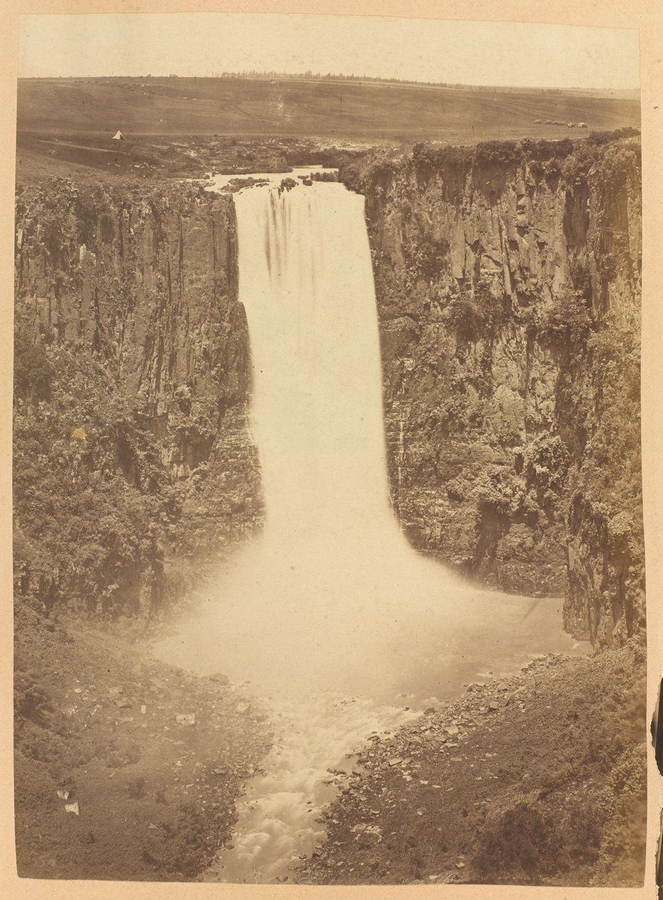 Howick Falls, Umgeni-elven, Natal-provinsen, Sør-Afrika, 1882 ca av Unknown
