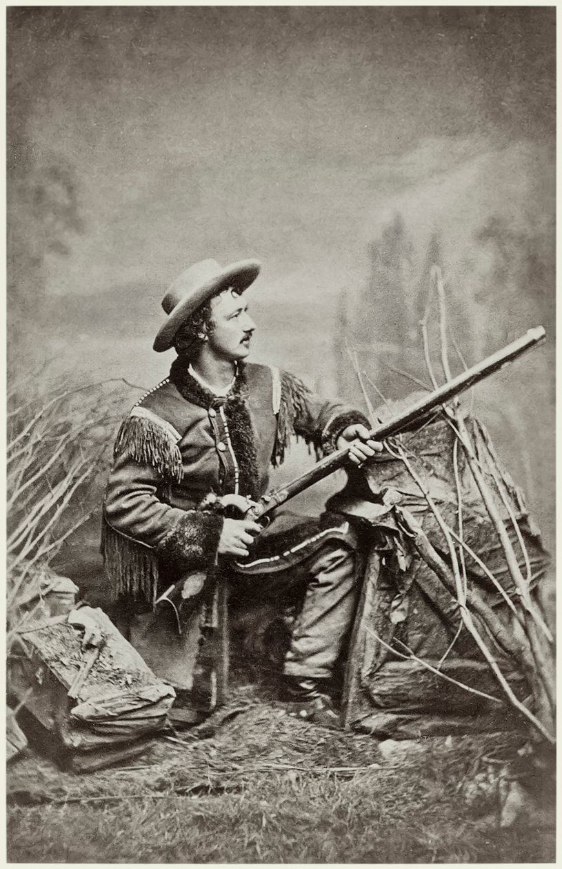 John Baker Omohundro bedre kjent som "Texas Jack", en cowboy og grensespeider for den konfødererte hæren av Unknown photographer