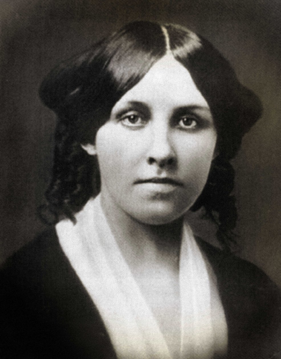 Louisa May Alcott (1832 - Boston 1888), amerikansk forfatter. av Unknown photographer