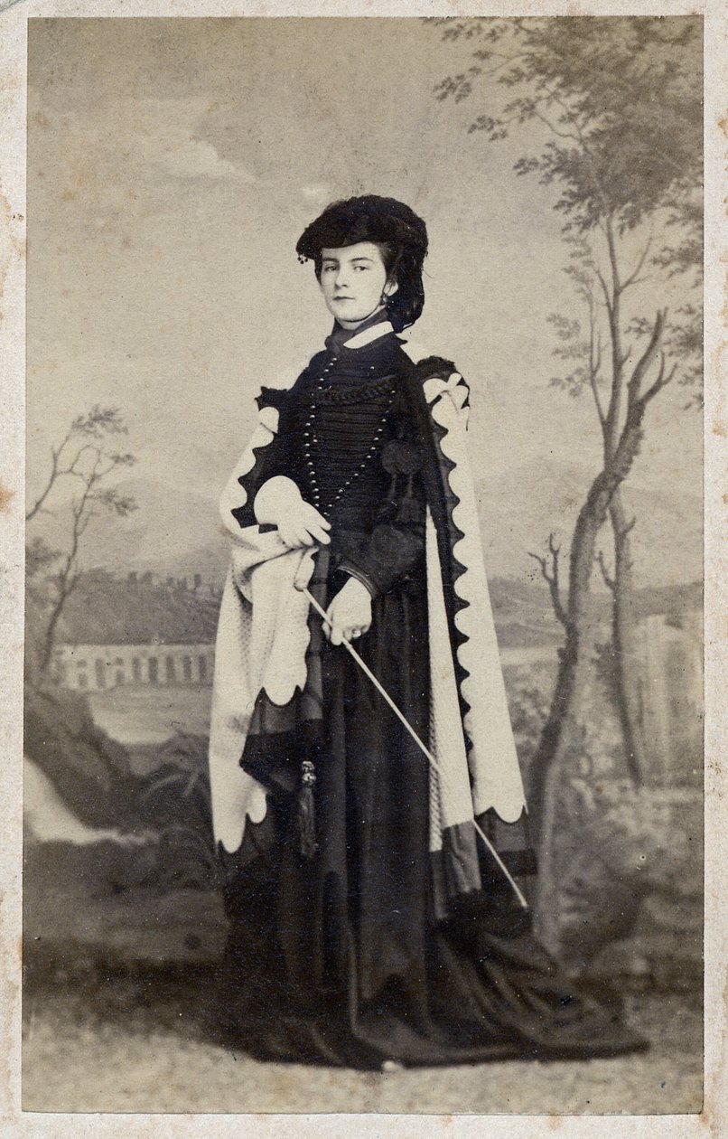 Maria Sophie av Bayern - 1861 - Portrett av Marie-Sophie (Marie Sophie) Amelie, hertuginne i Bayern og dronning av de to Siciliene (1841 1925) av Unknown photographer
