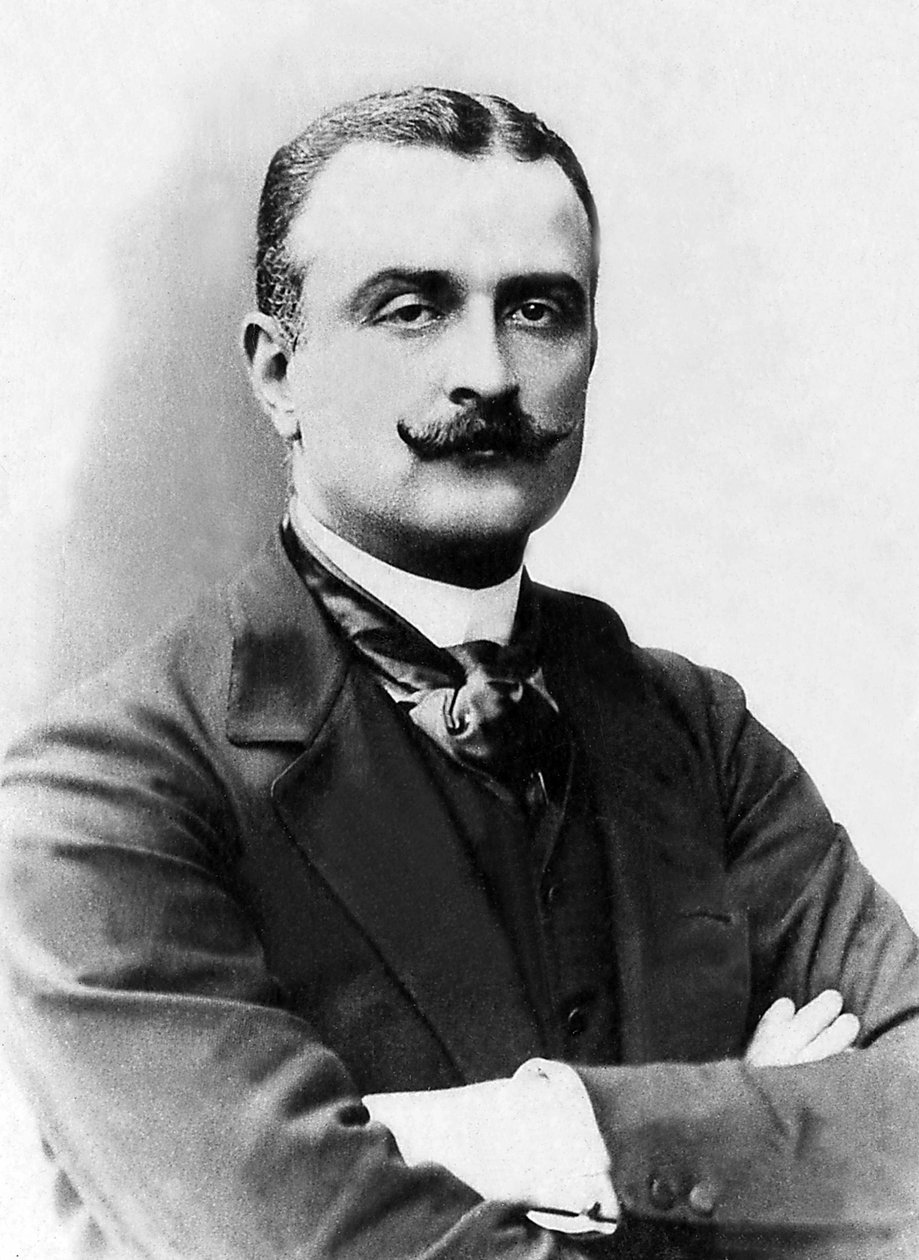 Portrett Marquis Antoine de Mores (1858-1896), fransk eventyrer. av Unknown photographer