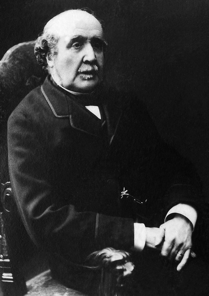 Portrett av Albert, hertug av Broglie (1821-1901), fransk historiker og politiker. av Unknown photographer
