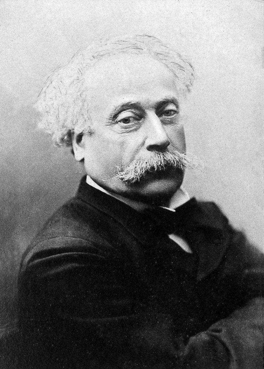 Portrett av Alexandre Dumas Jr. (1824-1895), fransk dramatiker og romanforfatter. av Unknown photographer
