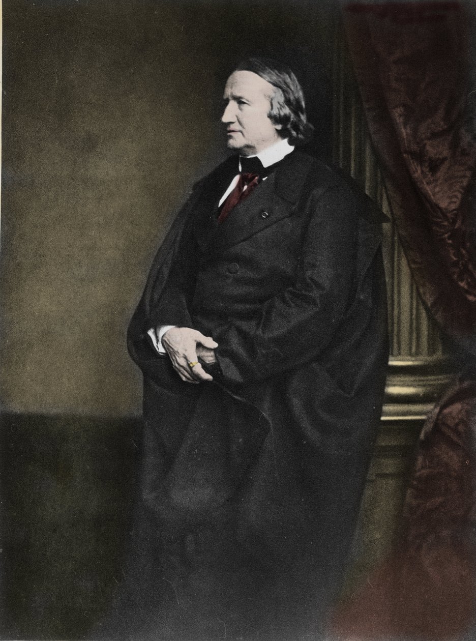 Portrett av Alfred de Vigny (Alfred Victor, greve av Vigny av Unknown photographer